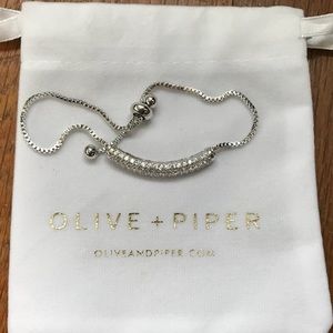 Olive + Piper Pave Bar Bracelet